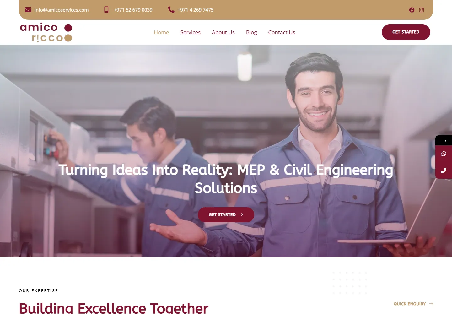 Amico Ricco Technical Services