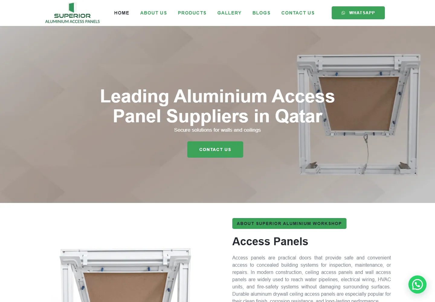 Superior Aluminium Workshop