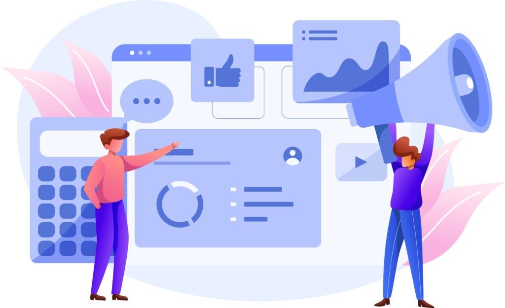 3d illustration image of leading digital marketing and website development and branding agency in calicut